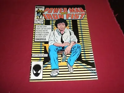 Buy BX7 Power Man #114 Marvel 1985 Comic 5.0 Copper Age IRON FIST! SEE STORE! • 1.63£