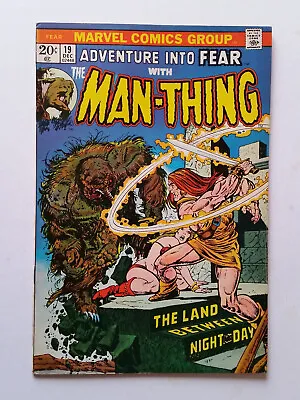 Buy ADVENTURE INTO FEAR MAN THING 19 VF VF+ Comics Book Marvel 1st Howard The Duck • 126.67£