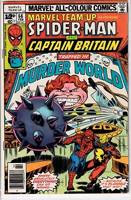 Buy Marvel Team-Up Spider-Man And Captain Britain #66 Marvel Comics • 9.49£
