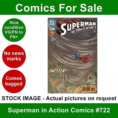 Buy DC Superman In Action Comics #722 Comic - VG/FN+ 01 June 1996 • 3.99£