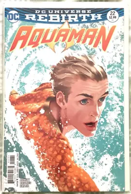 Buy AQUAMAN #22 - REBIRTH - MIDDLETON VARIANT (DC, 2017, First Print) • 3.50£