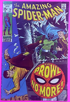 Buy Amazing Spider-man #79 (marvel 1969) 2nd Appearance Prowler • 47.94£