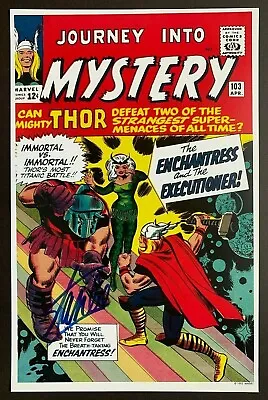 Buy JOURNEY INTO MYSTERY #103 Cover Poster Signed By STAN LEE. Thor, Executioner • 204.33£