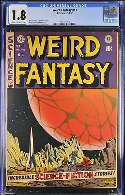 Buy Weird Fantasy #13 Cgc 1.8, 1952 E.c. Comics. Feldstein Cover • 159.90£
