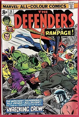 Buy Defenders #18 (1974) 1st Appearance The Wrecking Crew • 19.95£