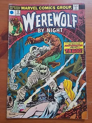 Buy Werewolf By Night #13 Jan 1974 Good 2.0 1st Appearance Of Topaz • 7.50£