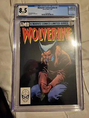 Buy Wolverine Limited Series #3 (1982) - Marvel Comics - CGC 8.5  • 80£