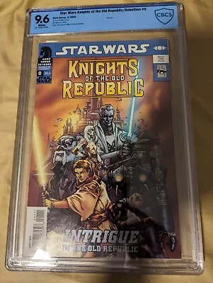 Buy 2006 Dark Horse STAR WARS KNIGHTS OF THE OLD REPUBLIC/REBELLION #0 ~ CBCS 9.6 • 59.13£