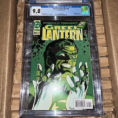 Buy Green Lantern #49 CGC 9.8 White Pages Emerald Twilight 2 Sinestro New Slab 2023 • 118.27£