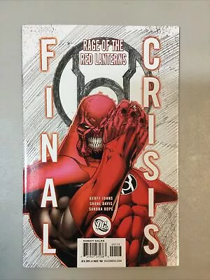 Buy Final Crisis Rage Of The Red Lanterns 1 DC Comics 3rd Print (RL03) HTF RARE • 91.30£