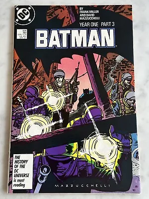 Buy Batman #406  Year One  Part 3 In High-Grade! (DC, 1987) • 8.41£
