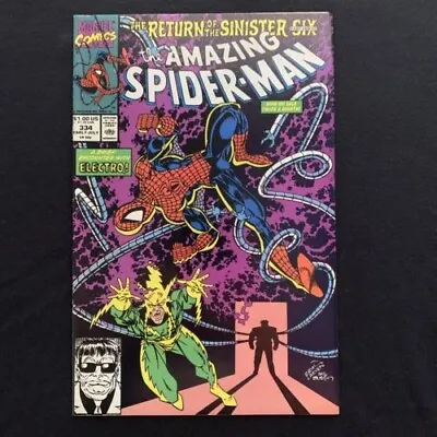 Buy The Amazing Spider-Man #334 1990 Marvel Comics Comic Book  • 4.01£