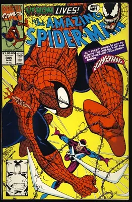 Buy AMAZING SPIDER-MAN #345 1991 NM 9.4 1ST FULL APP CLETUS KASADY Becomes CARNAGE • 19.98£