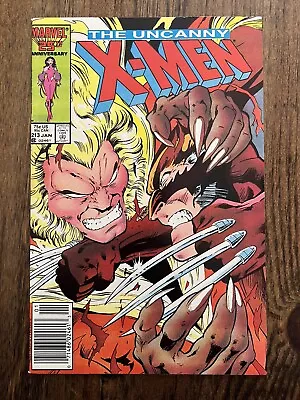 Buy Uncanny X-Men #213 VF Marvel Comics Wolverine Vs. Sabretooth Combined Shipping • 17.39£
