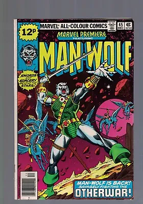 Buy MARVEL COMICS MARVEL PREMIER FEAT MAN-WOLF No. 45 December 1978 12p • 2.54£