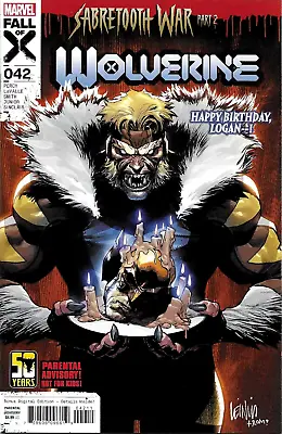 Buy Wolverine #41 (vol 7)  Sabretooth War  Marvel  Mar 2024  Nm  1st Print • 6.99£