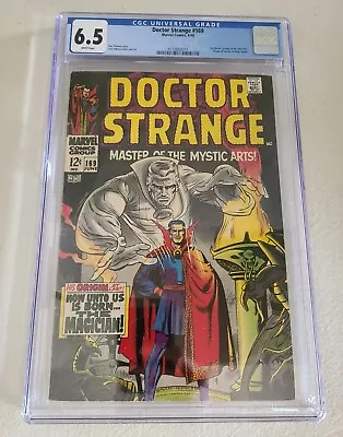 Buy Doctor Strange #169 Marvel 1968 CGC 6.5 Origin Retold WHITE PAGES • 239.06£