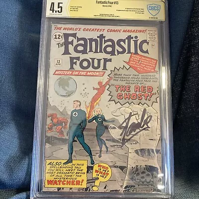 Buy Fantastic Four #13 Ss Cbcs 4.5   From The Duke Caldwell Collection • 1,200.71£