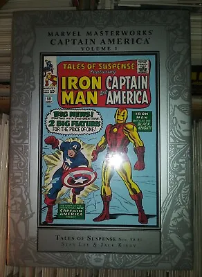 Buy **Marvel Masterworks: Captain America 1 HARD COVER! TALES SUSPENSE 59! SEALED HC • 12.62£