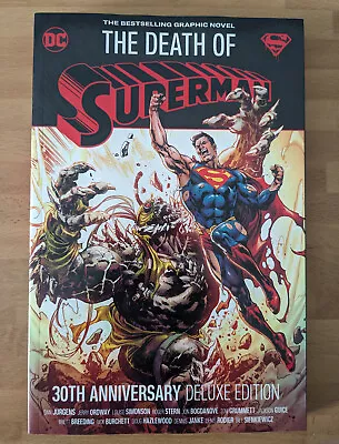 Buy THE DEATH OF SUPERMAN 30th ANNIVERSARY DELUXE EDITION TPB 2022 • 15£