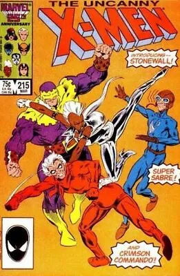 Buy Uncanny X-Men (1963) # 215 (8.0-VF) 1st App Crimson Commando, Stonewall, Supe... • 7.20£