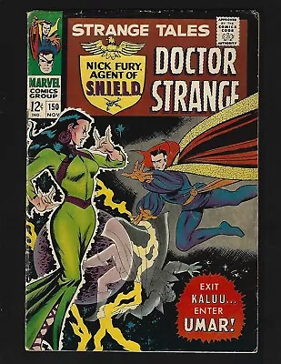 Buy Strange Tales #150 FN 1st John Buscema Marvel Work Nick Fury Dr Strange 1st Umar • 26.84£