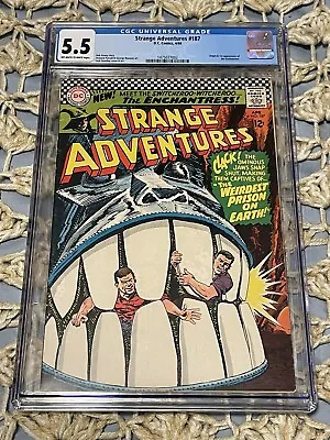 Buy Strange Adventures #187 CGC 5.5 OW/W (1966) 1st App And Origin Enchantress  DC • 147.91£
