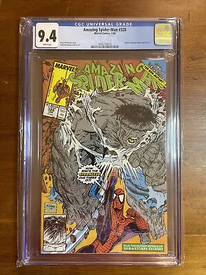 Buy Amazing Spider-Man 328 CGC 9.4 WHITE PGS  Last ASM Todd McFarlane Cover And Art! • 51.46£