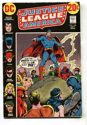 Buy JUSTICE LEAGUE OF AMERICA #102 -Superman-Batman Comic Book • 27.61£
