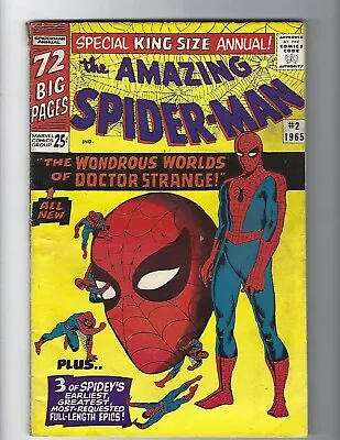 Buy Amazing Spider-man Annual #2 - Nice Vg 4.0 - Dr. Strange - Ditko - $99 B.i.n ! • 78.05£