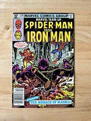 Buy Marvel Team-Up #110 Spider-Man And Iron Man Marvel Comics Newsstand 1981 • 4.74£