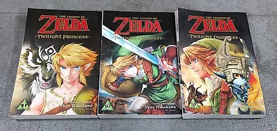 Buy 🔥 Legend Of Zelda Twilight Princess Vol 1-3 English Manga Lot Viz Media 🔥 • 25£