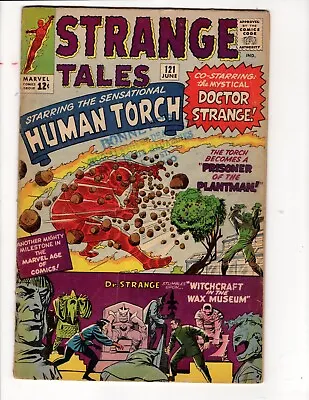 Buy Strange Tales #121 Marvel 1964 (THIS BOOK HAS MINOR RESTORATION SEE DESCRIPTION) • 23.91£