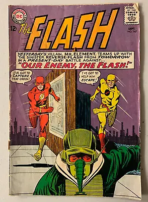 Buy Flash #147 DC 1st Series (2.5 GD+) Cover Detached At One Staple (1964) • 22.14£