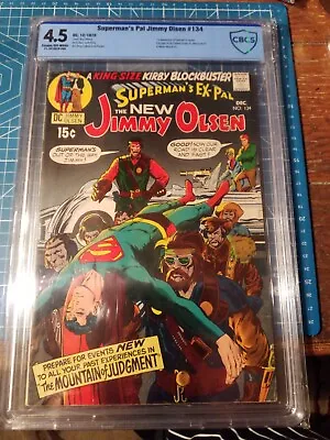 Buy Superman's Pal Jimmy Olsen 134 DC Comics 1970 Cameo Darkseid CBCS 4.5 ST6-26 • 126.49£