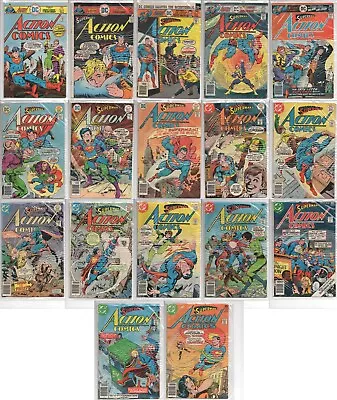 Buy Action Comics (1938) #451, 457, 461-463, 465-476 DC Comics (Mid-Grade Books) • 35.58£