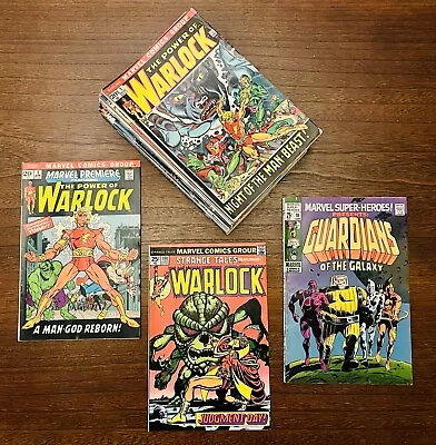 Buy Warlock Collection Marvel Premier 1 2 Strange Tales 178 179 180 Super Heroes 18 • 420.32£