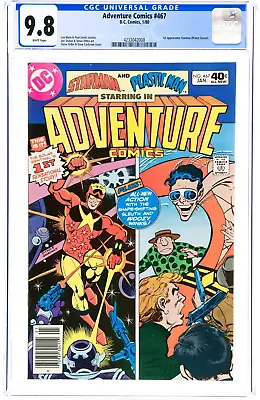 Buy 🔥 Adventure Comics #467 CGC 9.8 1st Appearance Of Starman 1980 DC Prince Gavyn • 219.79£