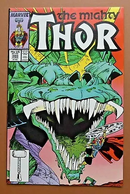 Buy 1987 Marvel Comics The Mighty Thor #380 Death Of Midgard Serpent  VF- VF       • 11.87£