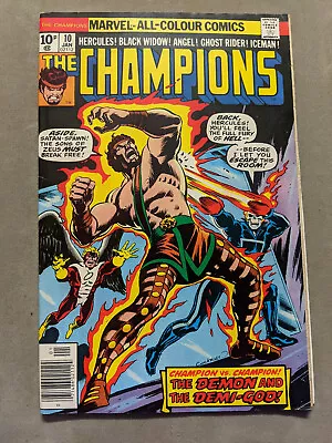Buy The Champions #10, Marvel Comics, 1977, Hercules, FREE UK POSTAGE • 5.99£