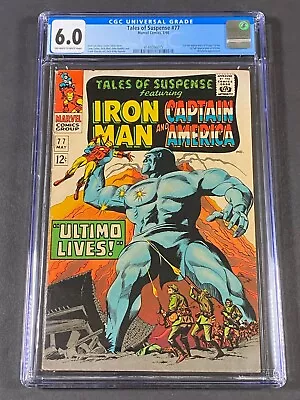 Buy Tales Of Suspense #77 1966 CGC 6.0 4144056015 1st Full App Peggy Carter & Ultimo • 118.74£