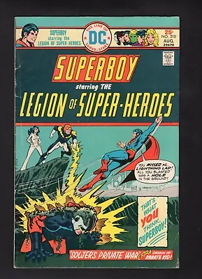 Buy Superboy And The Legion Of Super-Heroes #210 August 1975 Vol. 1 DC Comics '75 GD • 3.94£