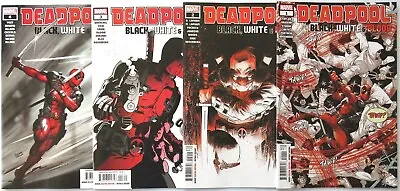 Buy DEADPOOL Black White & Blood (4) Comic SET #1 2 3 4 Marvel 1st Print Kubert • 30.17£