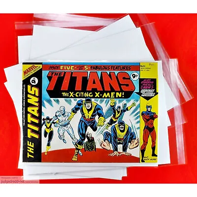 Buy The Titans # 13 X-Men Marvel  1 Comic Bag And Board 17 1 75 UK 1975 (Lot 2373 • 8.50£
