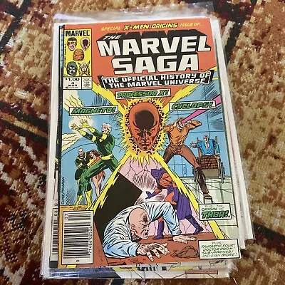 Buy Marvel Saga Lot Of 15 Official History Of Marvel Universe Mar 1986 Comic Books @ • 12.64£