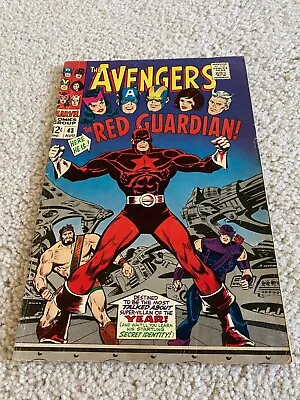 Buy Avengers  43  Fine+  6.5  Iron Man  Captain America  Thor  Scarlet Witch  Wasp • 110.62£