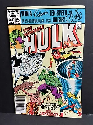 Buy Incredible Hulk #265 1981 VF/NM  High Grade Marvel Comic 1st Rangers Team • 17.81£