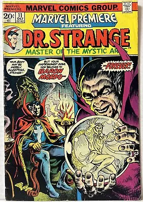 Buy Marvel Premiere #11: Dr. Strange “Homecoming!  Origin Re-told Marvel Oct 1973 • 5.53£