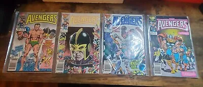 Buy Marvel 4 Comic BOOK LOT. The AVENGERS # 270 273 274 276 VF-VF+ Newsstand Edt.  • 11.86£