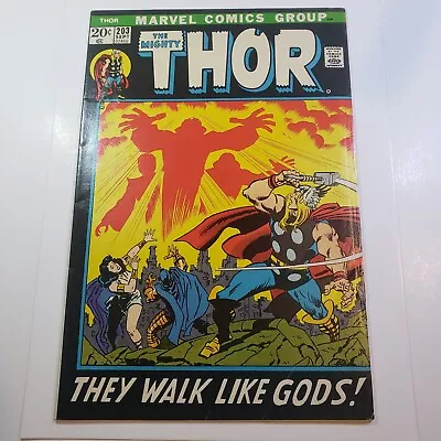Buy Thor #203 (1972) Bronze Age Classic Cover Marvel VF 8.0 #BIN033 • 11.12£